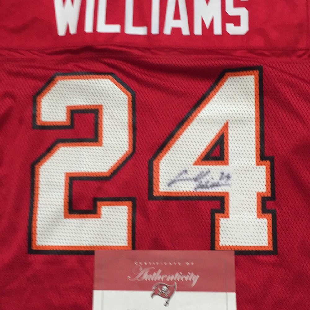 Tampa bay autographed jersey